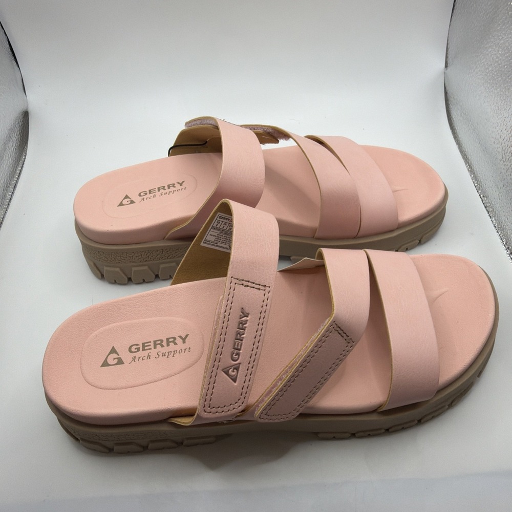 GERRY Women's Choclo Pink Sandals Size 9 New In Box